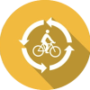 icon recycle bike